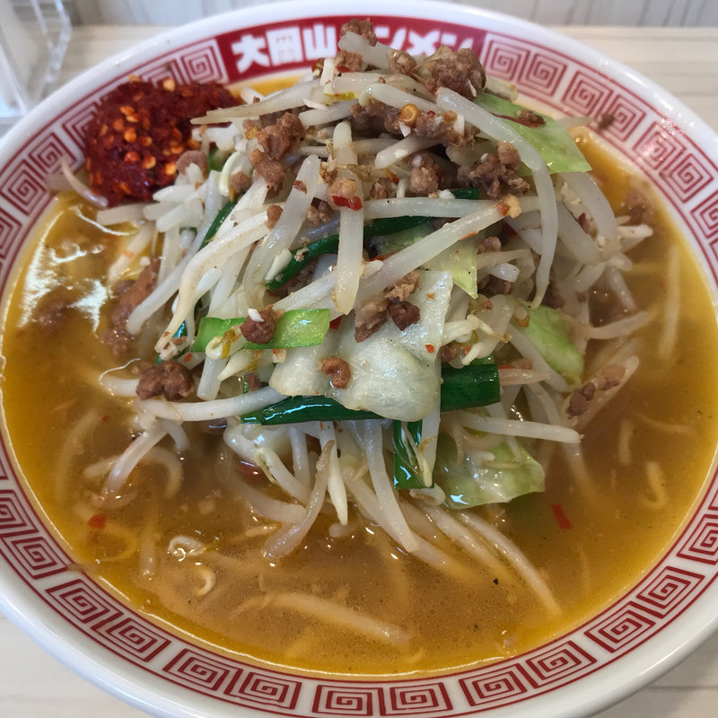 大岡山タンメン ( 野菜増し、3辛 )(麺屋こころ 大岡山本店)