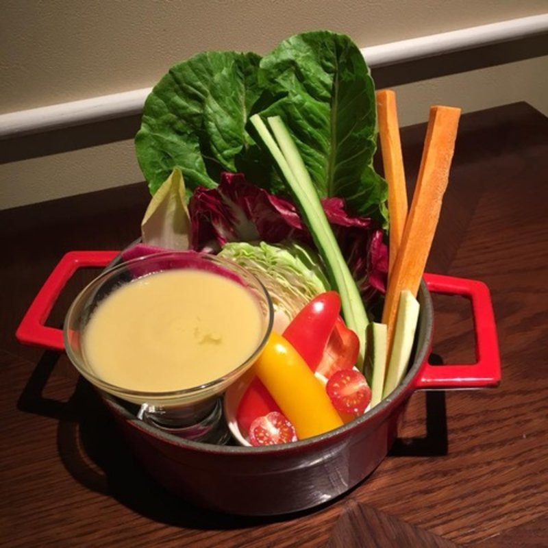 たっぷり野菜のバーニャカウダー(ステーキハウス 听 心斎橋店 )