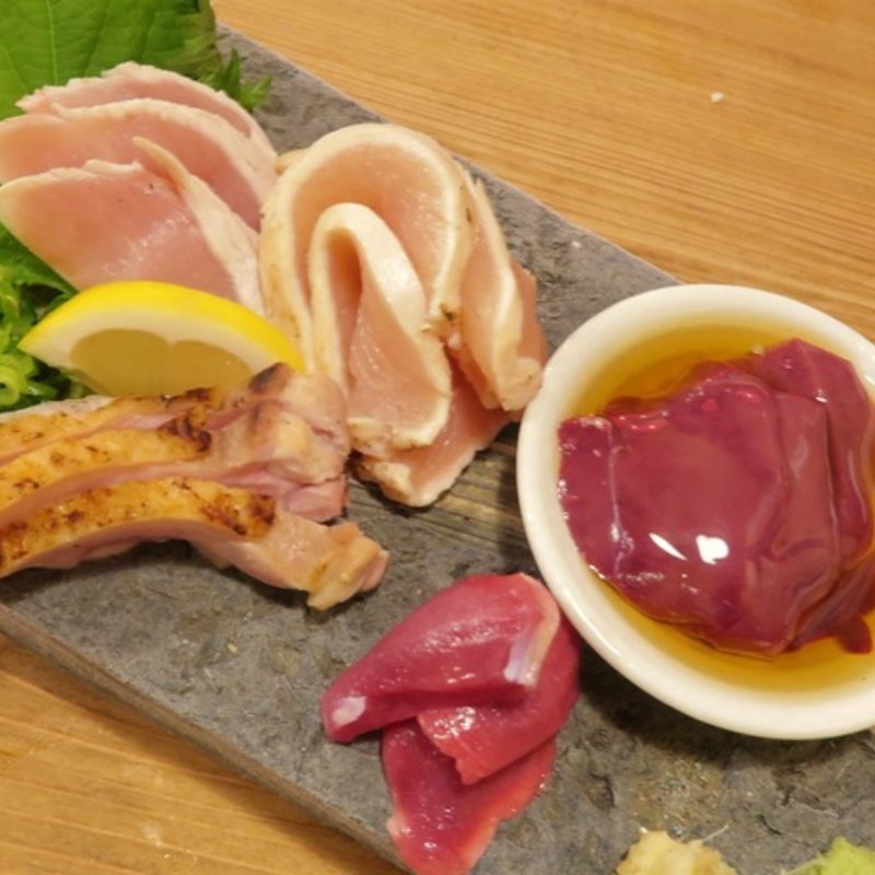 朝引き刺身　5種盛(焼き鳥とおでん 一石五鳥)