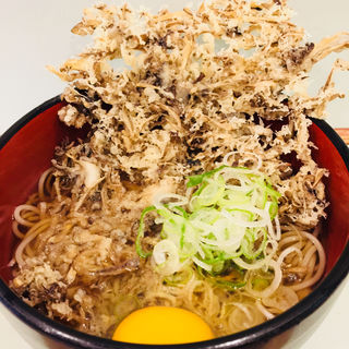 まいたけ天玉そば(そば うどん おくとね)