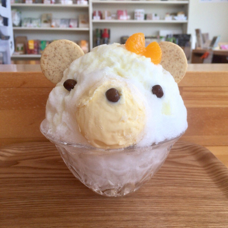 白くまかき氷(茶のいろは)