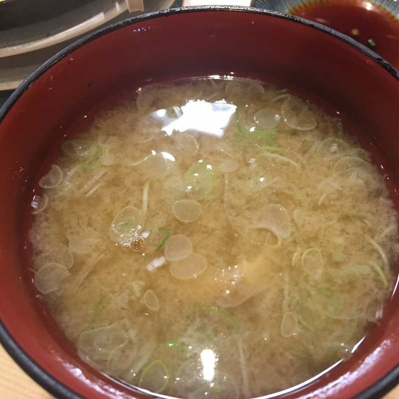 毛ガニの味噌汁(廻転寿司 弁慶 新潟ぴあ万代店 )