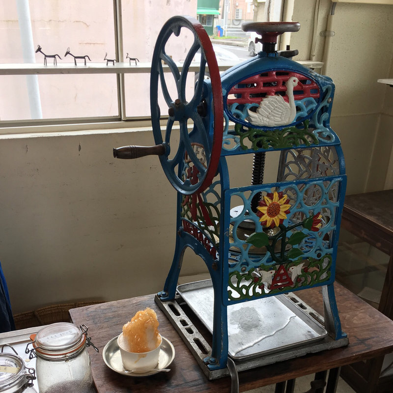 もものかき氷(ろうそく夜 )