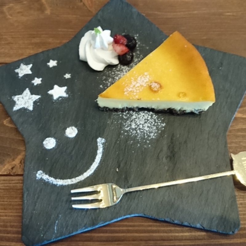 ベイクドチーズケーキ(Nico Cafe NANAO)
