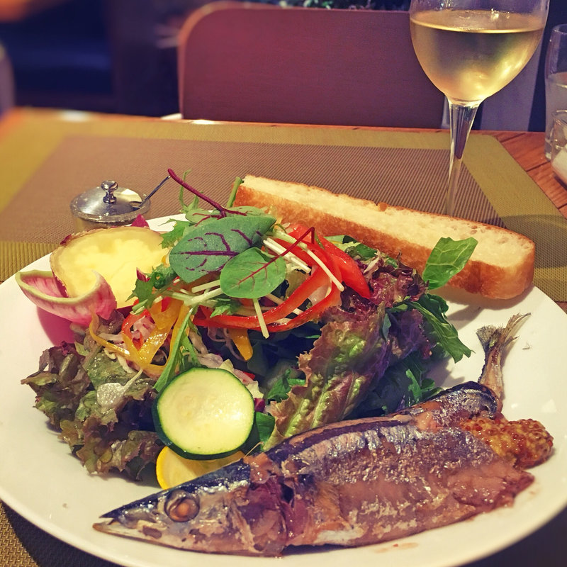 秋刀魚のコンフィ(サラダレストラン Mr．＆Mrs．GREEN （ミスターアンドミセスグリーン）)