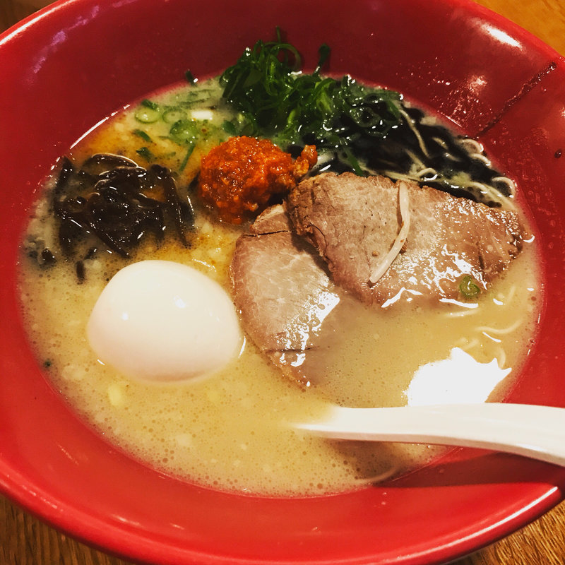 Akamaru Tamago(Ippudo Kings Squre)