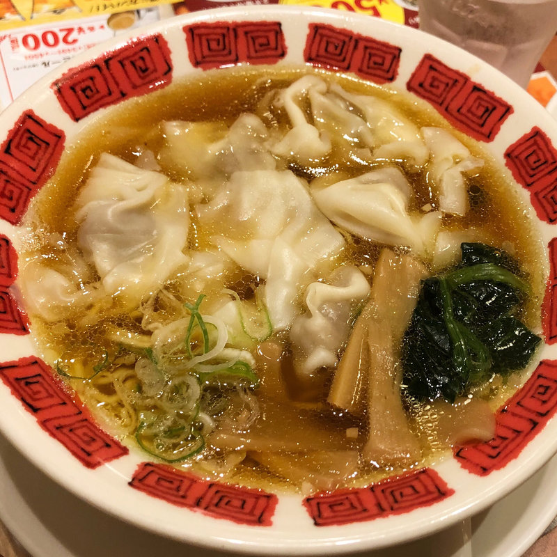 雲呑麺(バーミヤン 日野万願寺店)