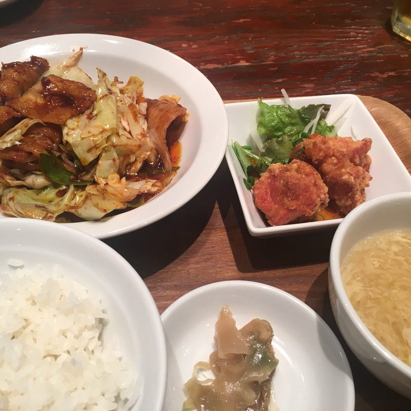 回鍋肉定食(人人人 マルヤマクラス店 （レンレンレン）)