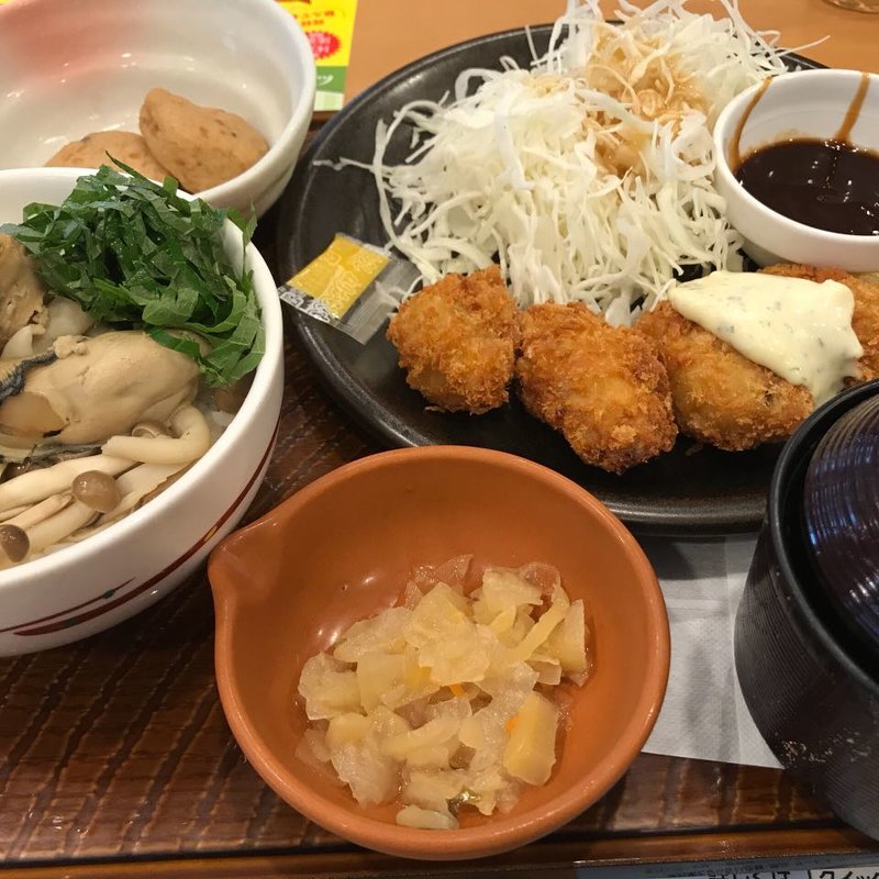 カキフライ和膳（牡蠣飯）(ガスト 京都宝ヶ池店 )