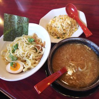 味噌つけ麺＋チャーハンセット(三代目  梅丸)