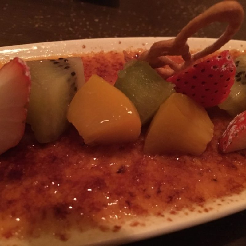 赤砂糖のクリームブリュレ(ソムパテ )