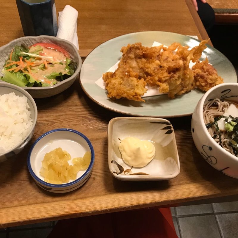 黒潮唐揚げ定食(木曽駒 守山店)