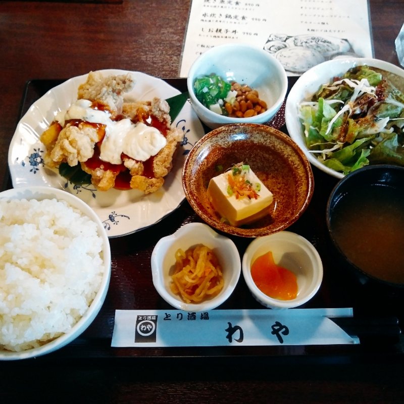 チキン南蛮定食(とり酒場 わや 神楽坂 )