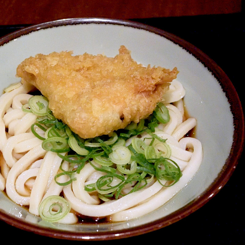 とり天ぶっかけ冷（ぶっかけ冷+とり天）(さぬきうどん 釜八 八丁堀店 )