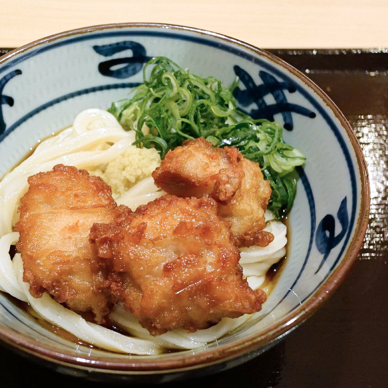 唐揚げぶっかけ冷（ぶっかけ冷+唐揚）(宮武讃岐うどん ゆめタウン徳島店)