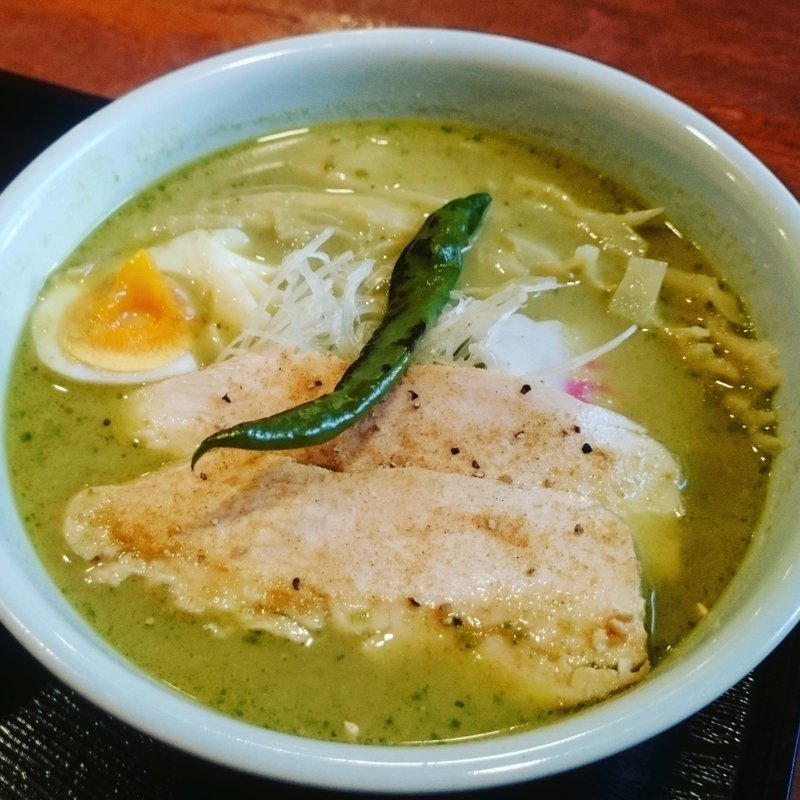 青南蛮塩ラーメン(辛さ一本道　路山 本店 )
