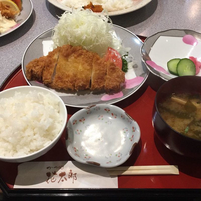 トンカツ定食(かつ処 花太郎 神戸三宮店)