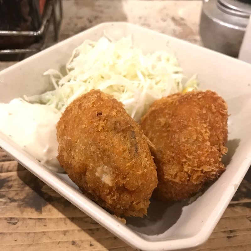 ホタテのフライ(上野 アメ屋横丁 トロ函 （トロバコ）)