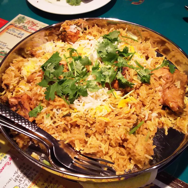 チキンのビリヤニ(ガラムマサラ)