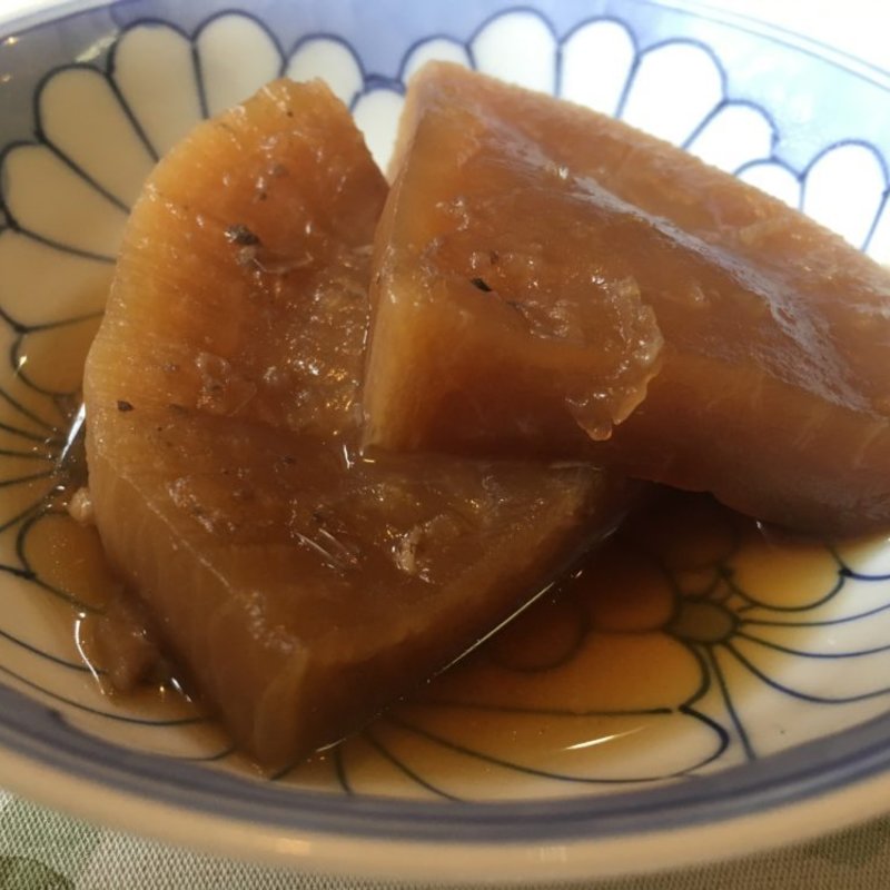 大根の煮物(野花菜)