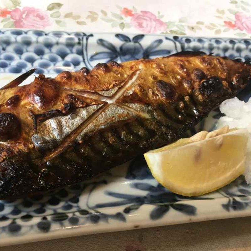 塩さば(野花菜)