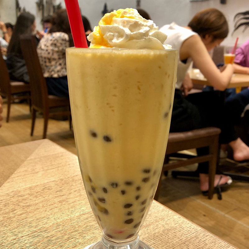 タピオカマンゴーミルクティ(春水堂アミュプラザ博多店)