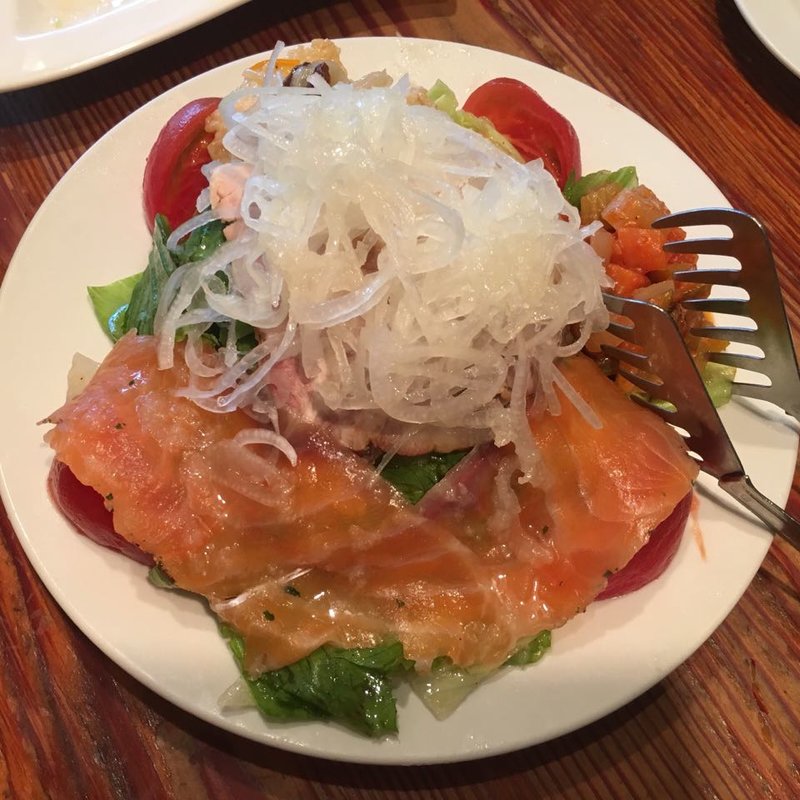 ミックスオードブルの気まぐれサラダ(トラットリア ボスコ)