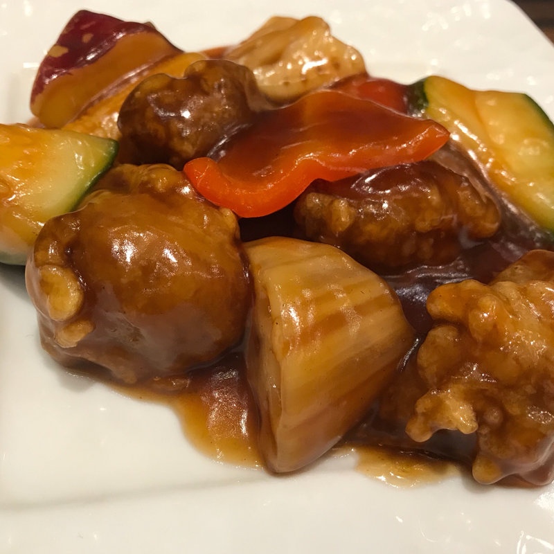 甘酢の酢豚(暖龍 イオンモール旭川西店)