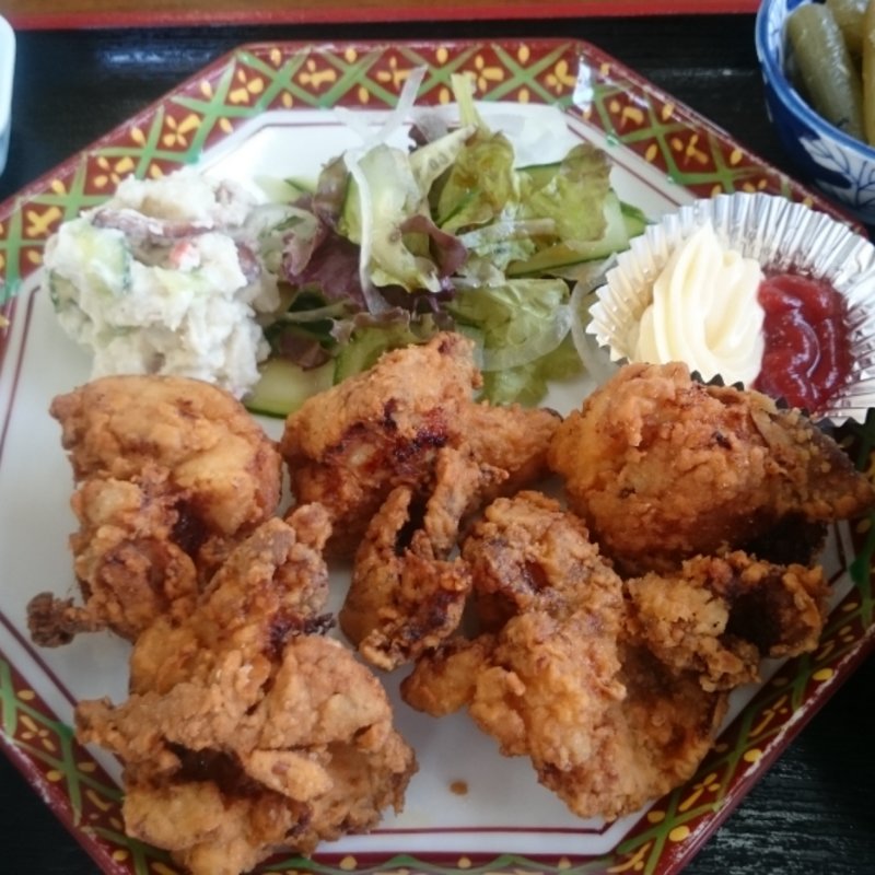 からあげ定食(およね食堂)