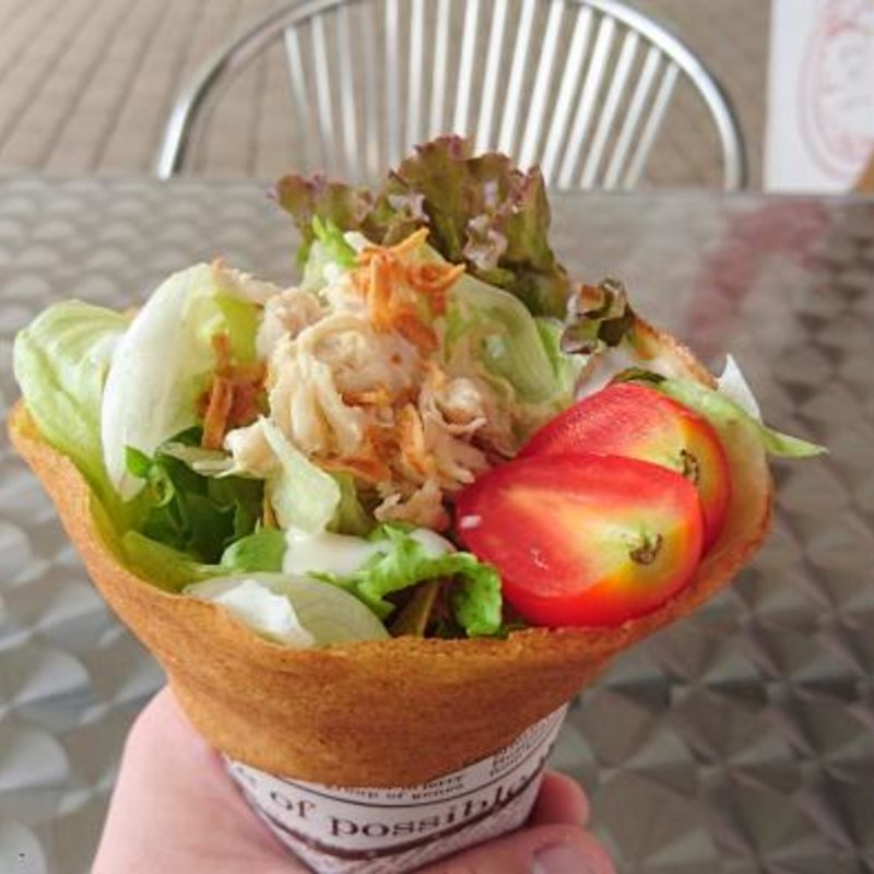 シーザーサラダのクレープ(Lactuca(ラクチュカ)あぐりーむ店)