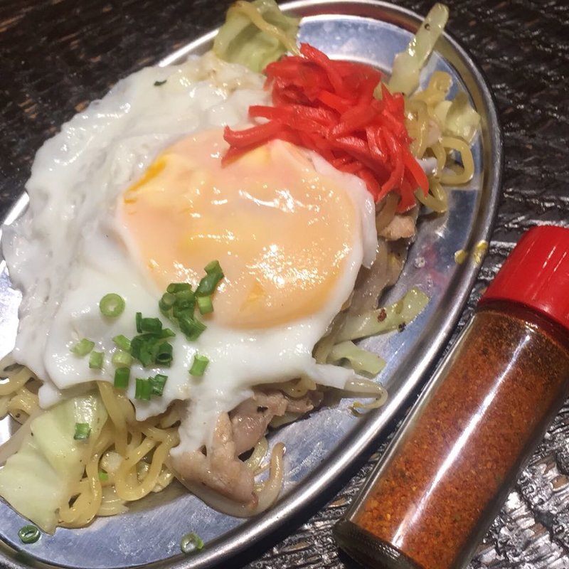 焼きラーメン(博多満月 八丁堀店 )