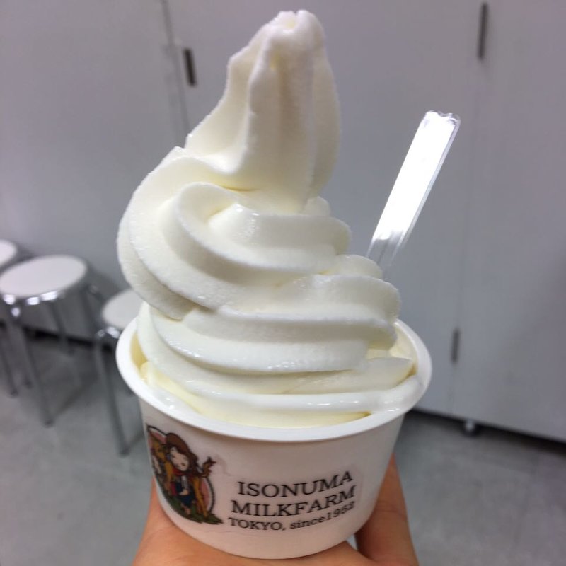 ヨーグルトバニラソフトクリーム(磯沼牧場)