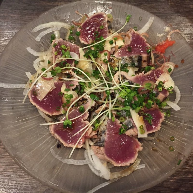 鰹のたたき(鳥清)