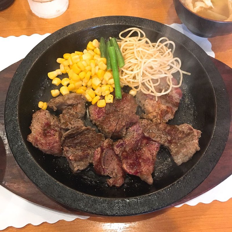 牛さがりステーキ(とんかつ とこだい精肉店)
