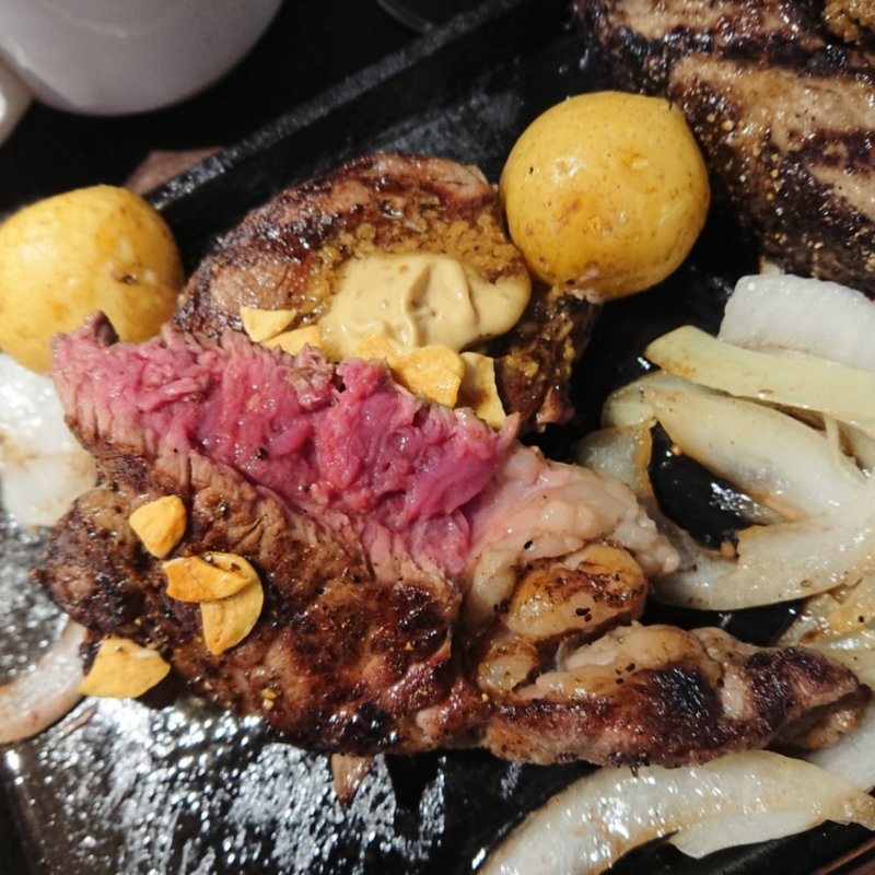 ランチヒレステーキ&ハンバーグ(いきなりステーキ 国立店 )