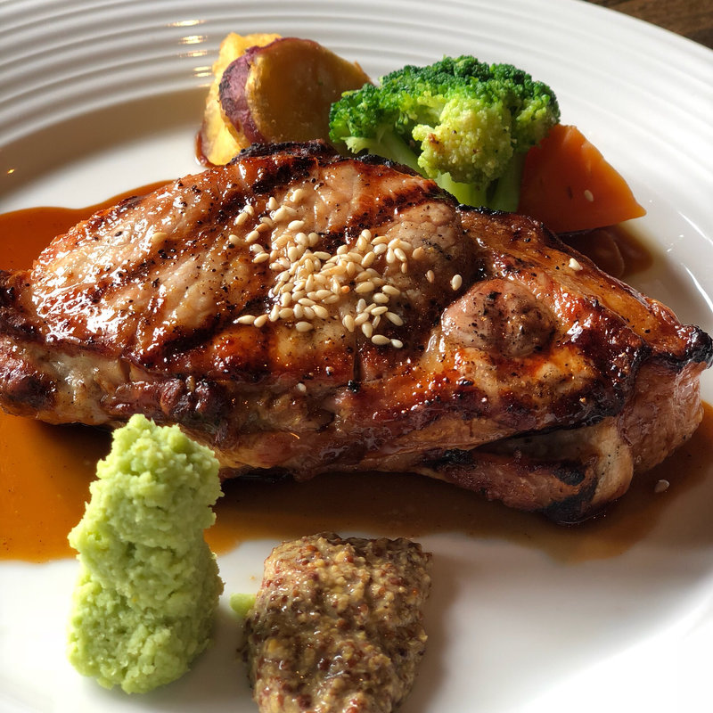 茨城県産ローズポーク網焼きポークステーキ 並ロース(彩美亭 )