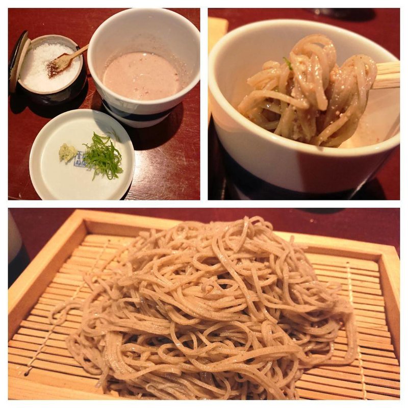 クルミだれそば(あずみのおそば 樽屋玄助)