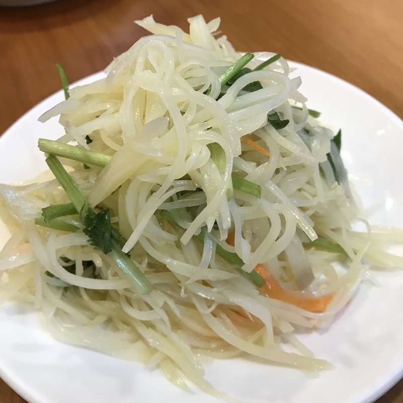 ジャガイモの冷菜(羊香味坊)