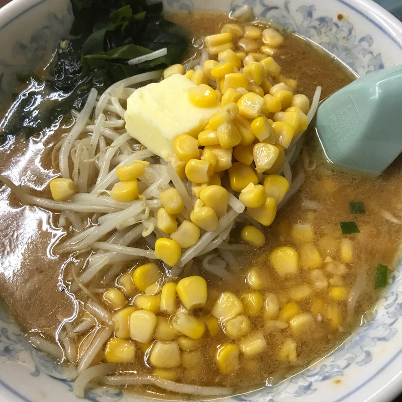 味噌バターコーンラーメン(くるまやラーメン 君津坂田店)