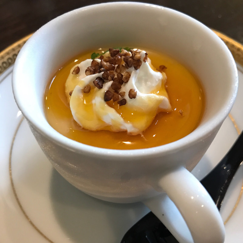 そばプリン(蕎麦 長尾根)