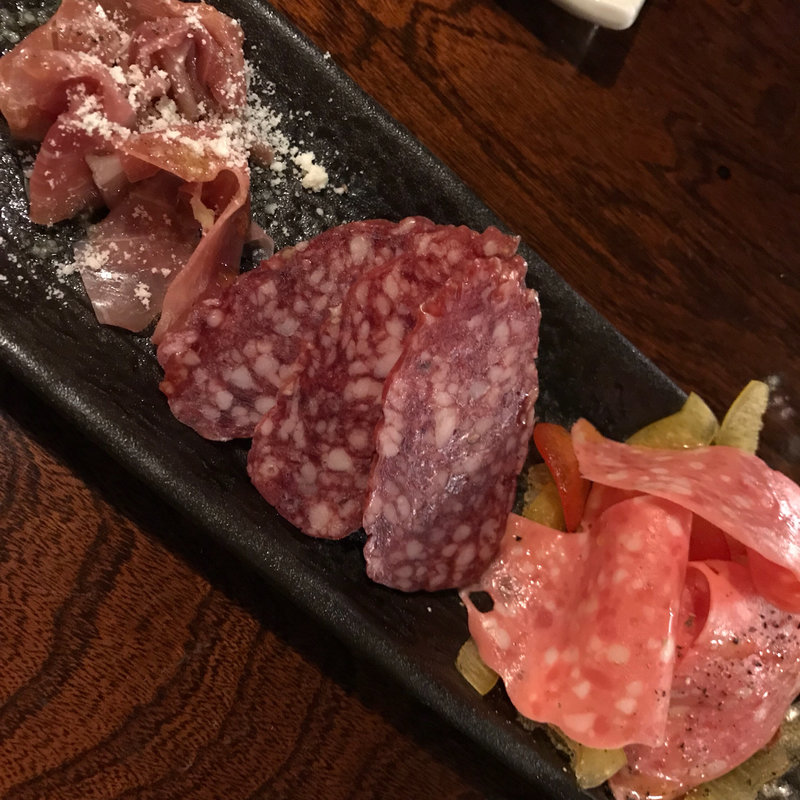 パルマ産生ハム&イタリアンサラミの盛合せ(itAPAn)