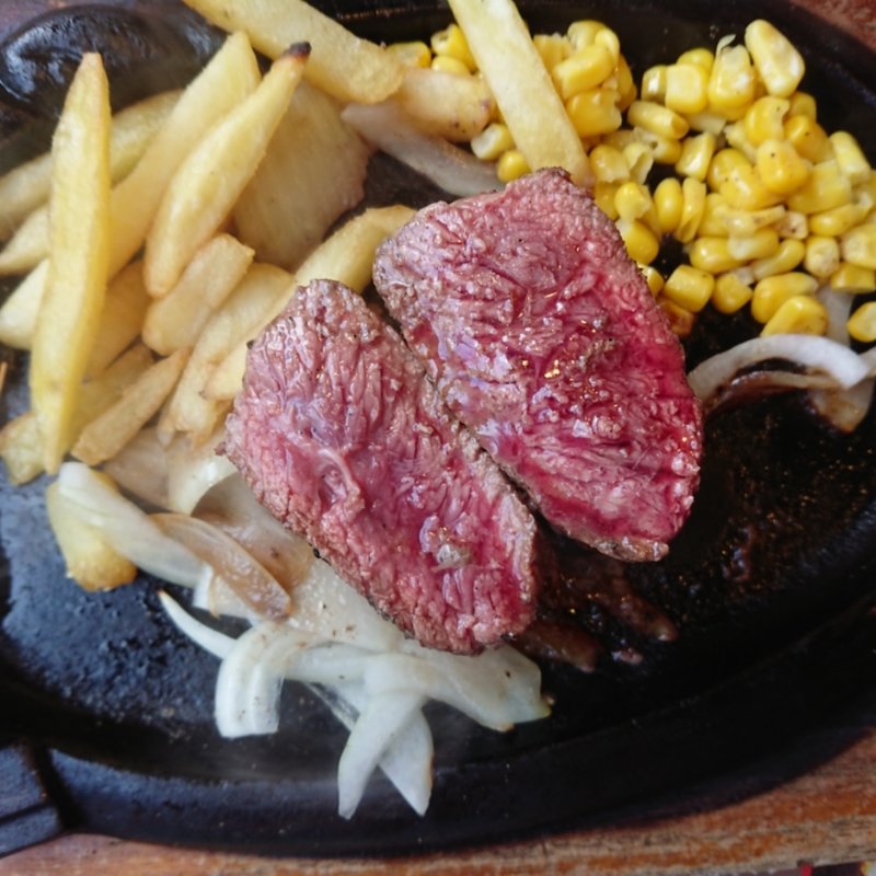 やわらかランチステーキ(ステーキハウス ブロンコビリー国分寺店)