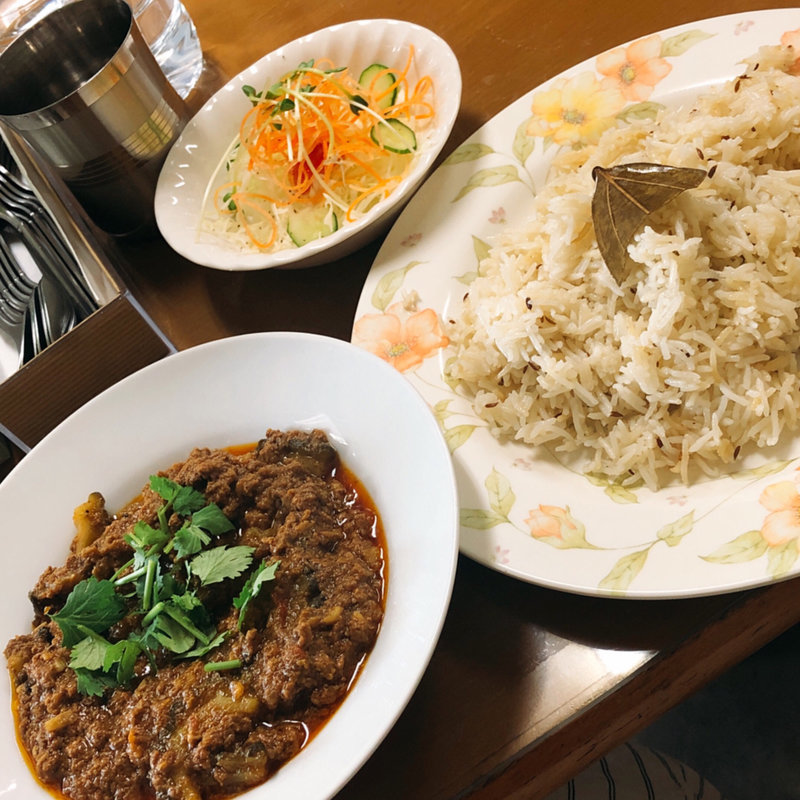 キーマカレー(ハラールフードマルハバ （HALLAL FOOD MARHABA）)