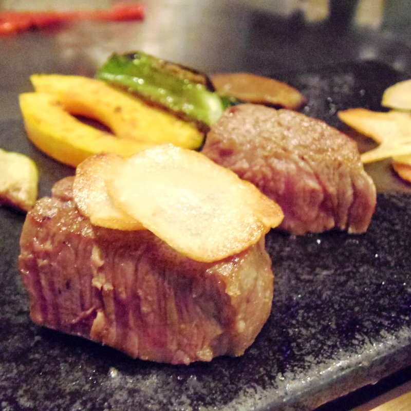 特選ステーキコース　花　  特選但馬牛フィレ又はロース150g(ステーキ　ロン )