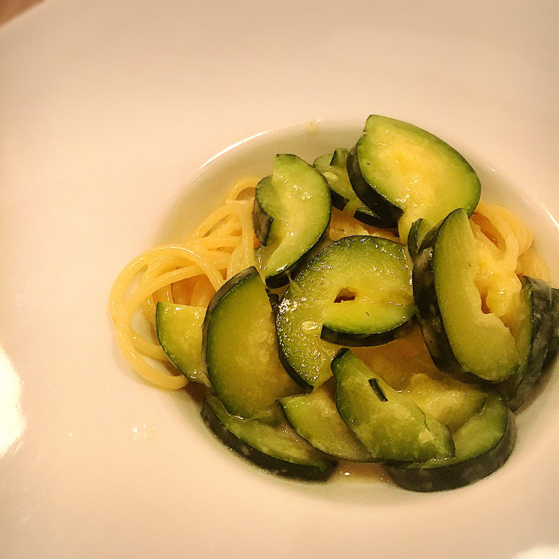 ズッキーニのパスタ(Trattoria motomu.N)