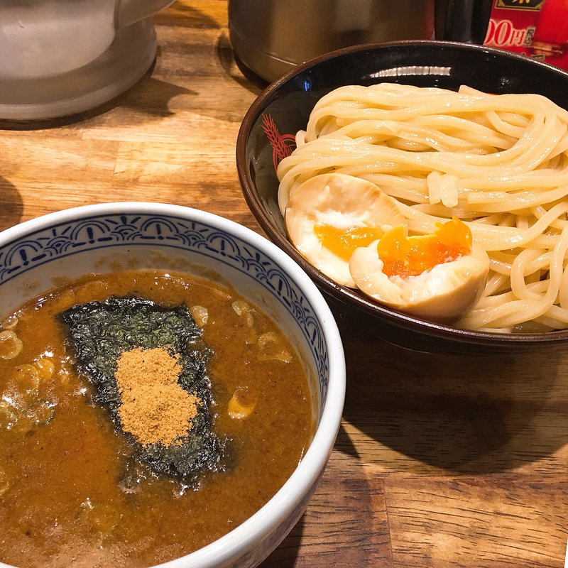 味付半熟玉子ランチ(つけ麺専門店 三田製麺所 新宿西口店)