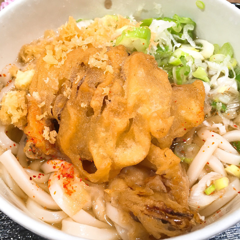 かき揚げうどん(丼拓)