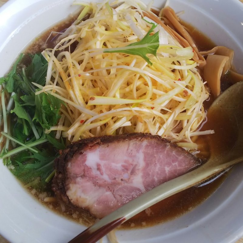 葱醤油ラーメン(大ラーメン福龍)