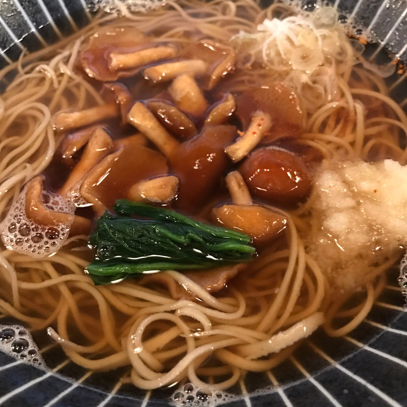 秋限定おろしなめこ蕎麦(信州そば  むらた)