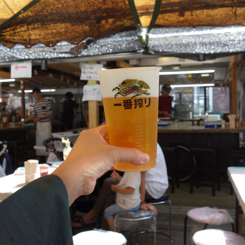 生ビール(焼鳥・ラーメン 花山)